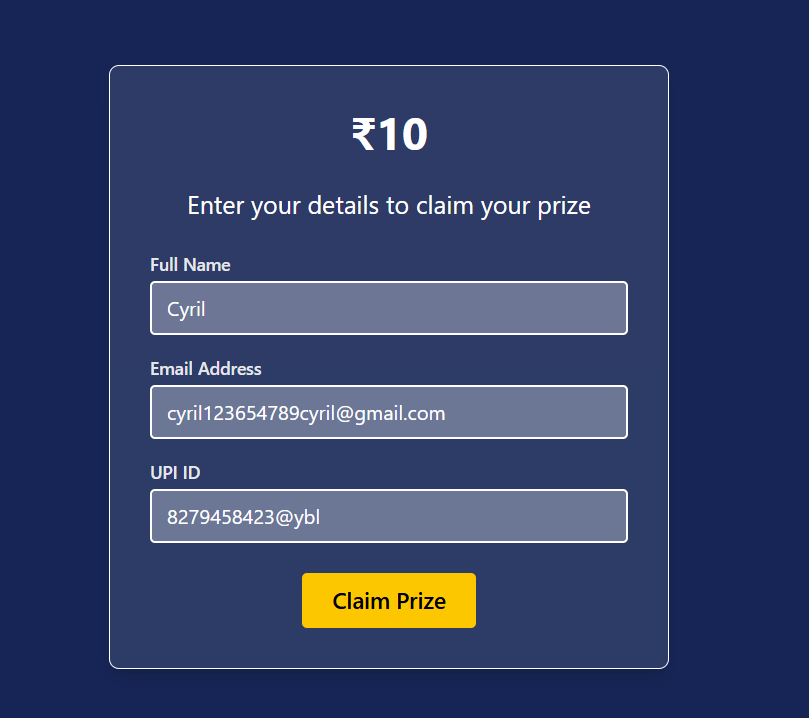 Fill the Form